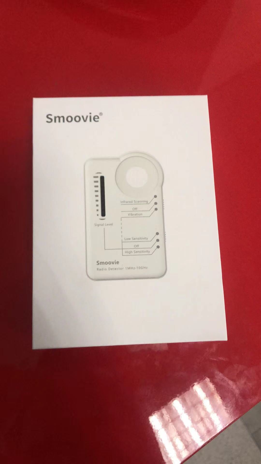 Radar Detectors Multifunctional Detector, Hotel, Hotel, Anti-sneak Camera, Surveillance, Out Anti-spy, Anti-surveillance, Camera, Alarm Finder Alerts,(white)Smoovie