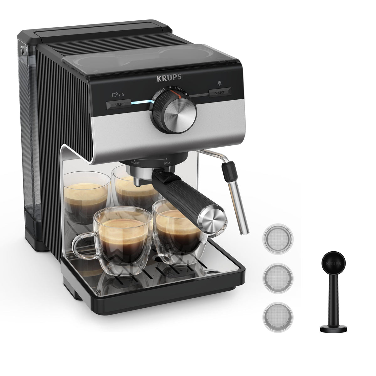 Krups Authentic+ Espresso Machine — XP384E10