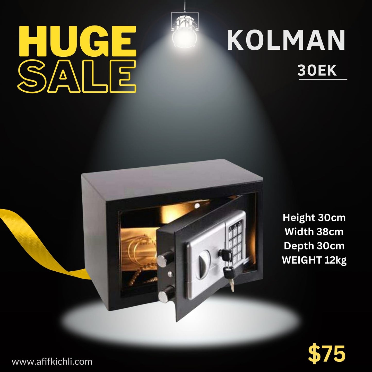 30EK Electronic Safe KOLMAN