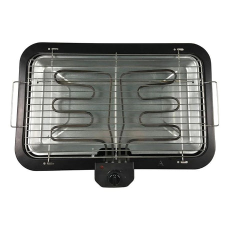 Beper Electric Barbecue – 51×30 cm Indoor/Outdoor Grill with Adjustable Temperature, Safety Switch, and Removable Drip Tray