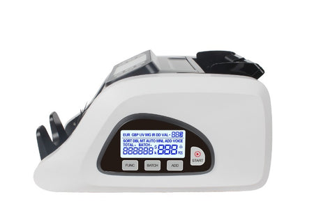 Money Counter X-600 Technocoms Bill Counter with UV Detection and High-Speed Counting for Multiple Currencies