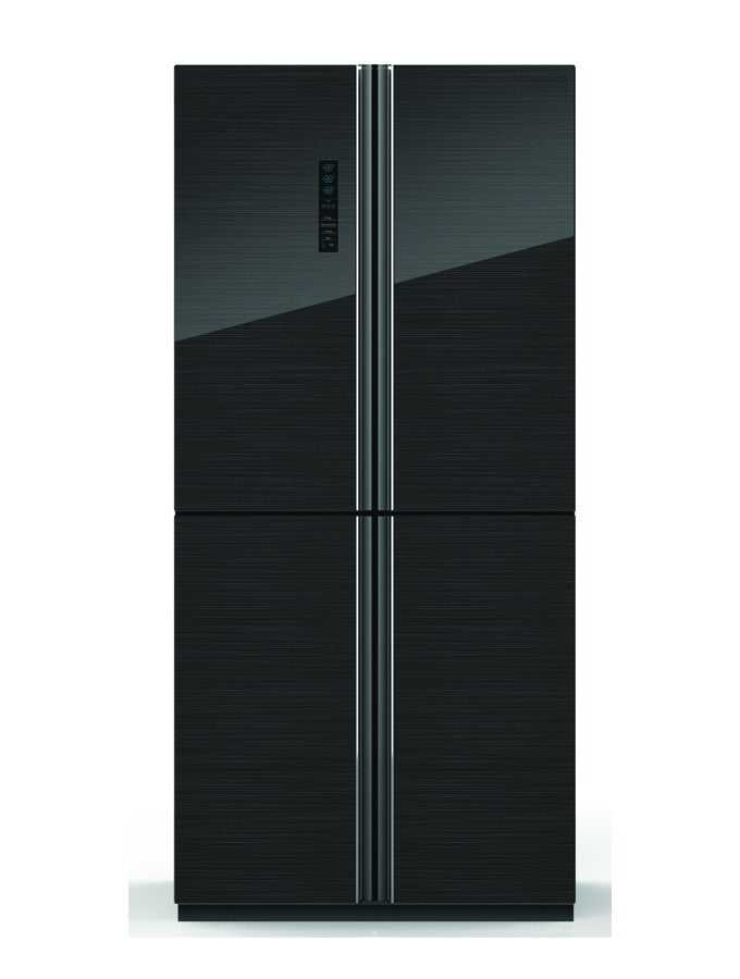Four doors refrigerator Campomatic Black Colour FR4083NBG