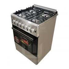 Generallux 4 Burner Gas Cooker – Silver, Modern Kitchen Appliance