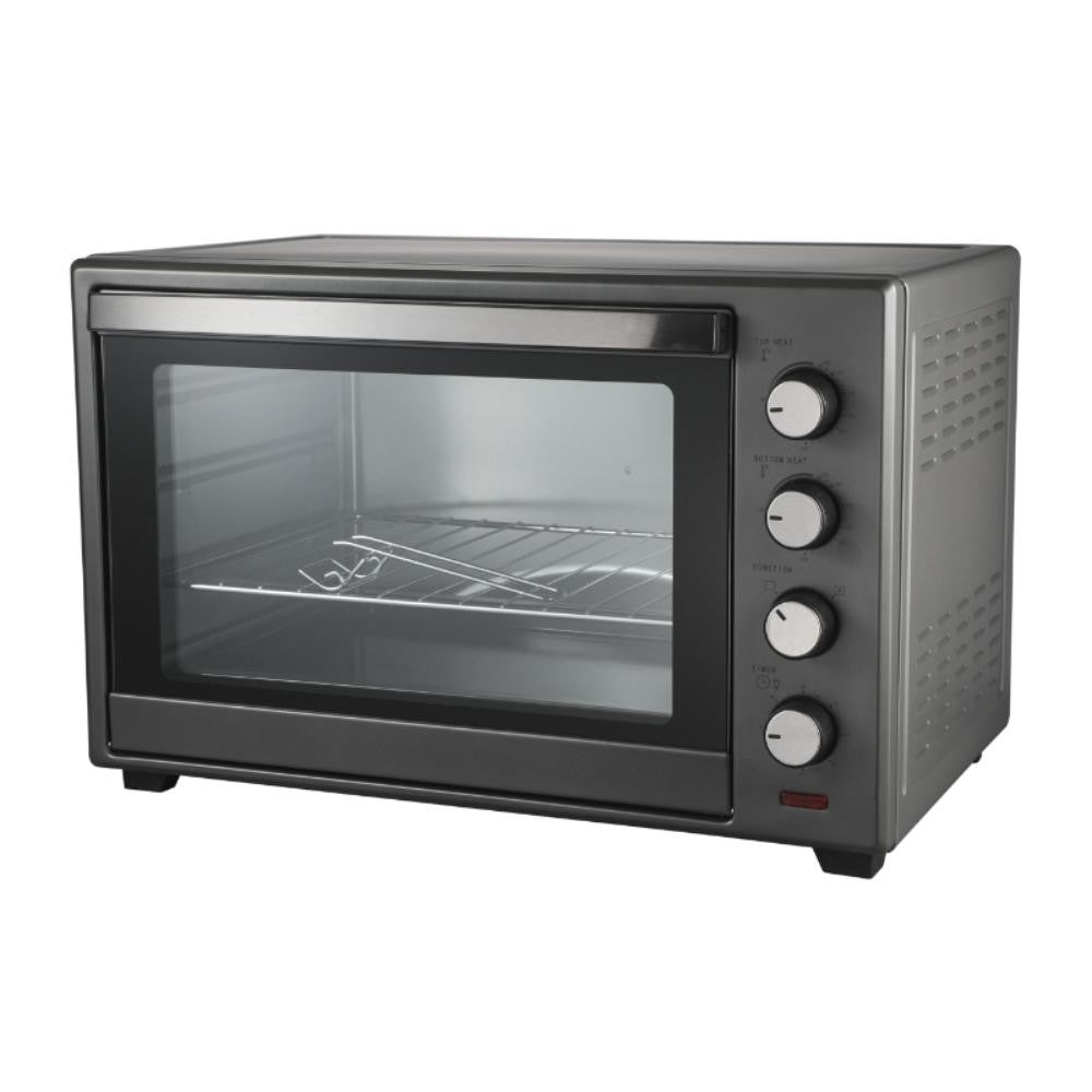 Super Chef, Electric Oven 48L Double Glass W/Fan Black
