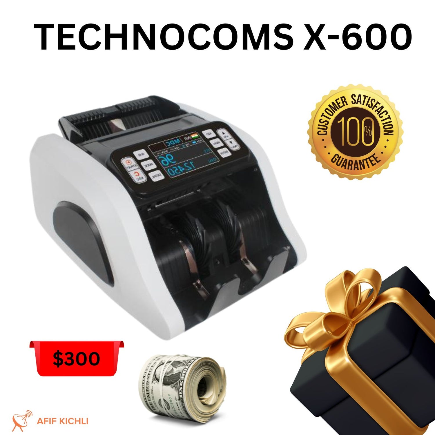 Money Counter X-600 Technocoms – Multi-Currency Bill Counter