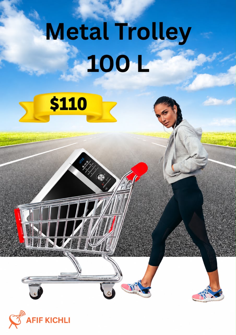 Metal trolley 100L