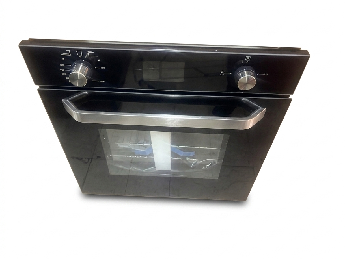 Super Chef Oven 65cm Gas Gas Glass Black