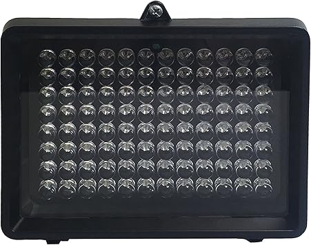Kolman Elluminator – 96 High Power IR LEDs, 15m Infrared Range, 12V DC Input, Auto Switch ON/OFF for CCTV Security Camera