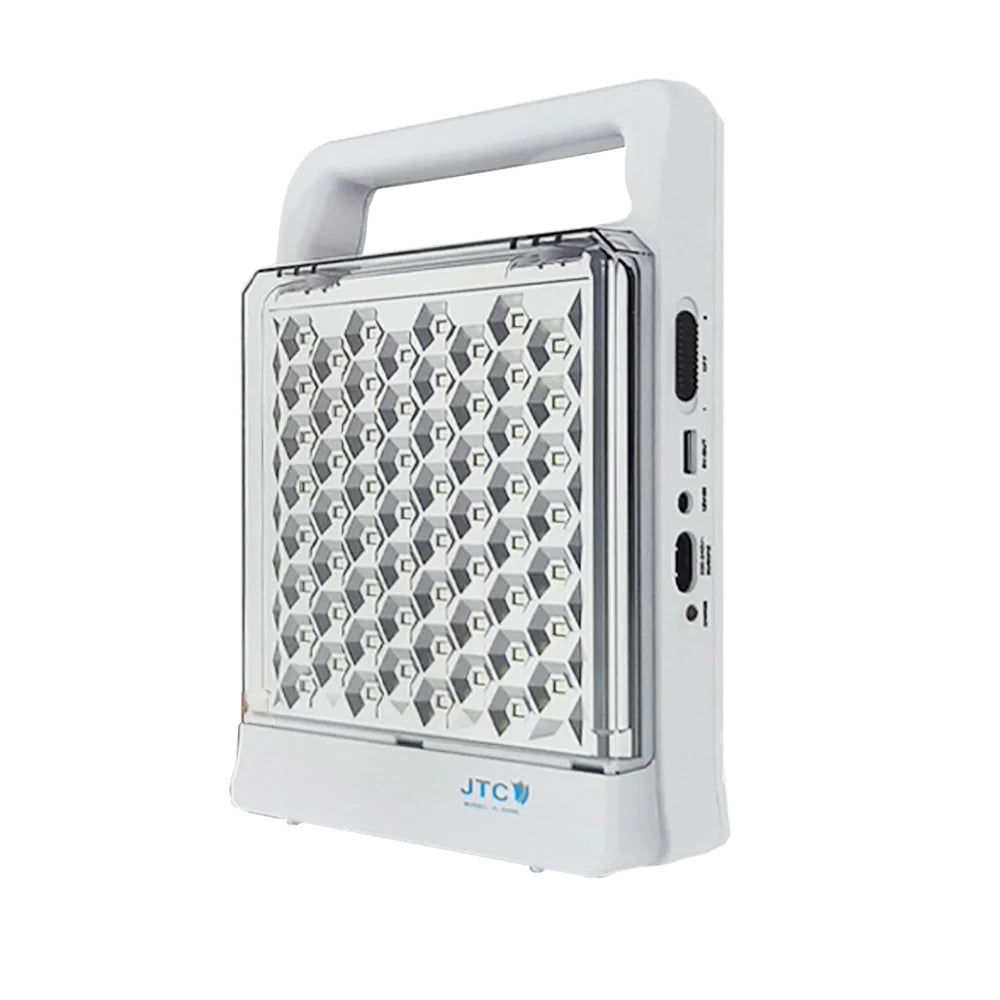 JTC 60Pcs Bright Light Rechargeable 180° Light Lantern, USB Output, DC12V Input, White Design