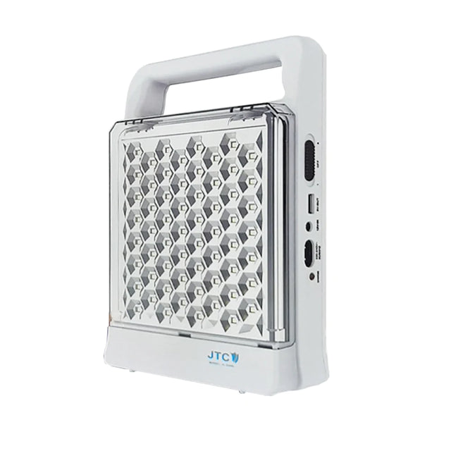 JTC 60Pcs Bright Light Rechargeable 180° Light Lantern, USB Output, DC12V Input, White Design