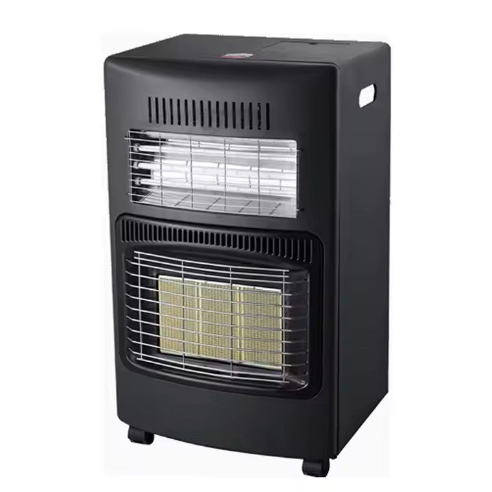 Star Infrared Heater with Impulse Ignition, Black, Three Power Settings