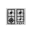 Techno Gaz Encastre NAF – 4-Burner Gas Cooktop with Wood Finish and Mechanical Controls