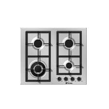 Techno Gaz Encastre NAF – 4-Burner Gas Cooktop with Wood Finish and Mechanical Controls