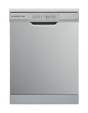 Campomatic DW914TX Dishwasher – 12 Place Settings, 5 Programs, 3-in-1 Function, Silver and Stainless Steel Door
