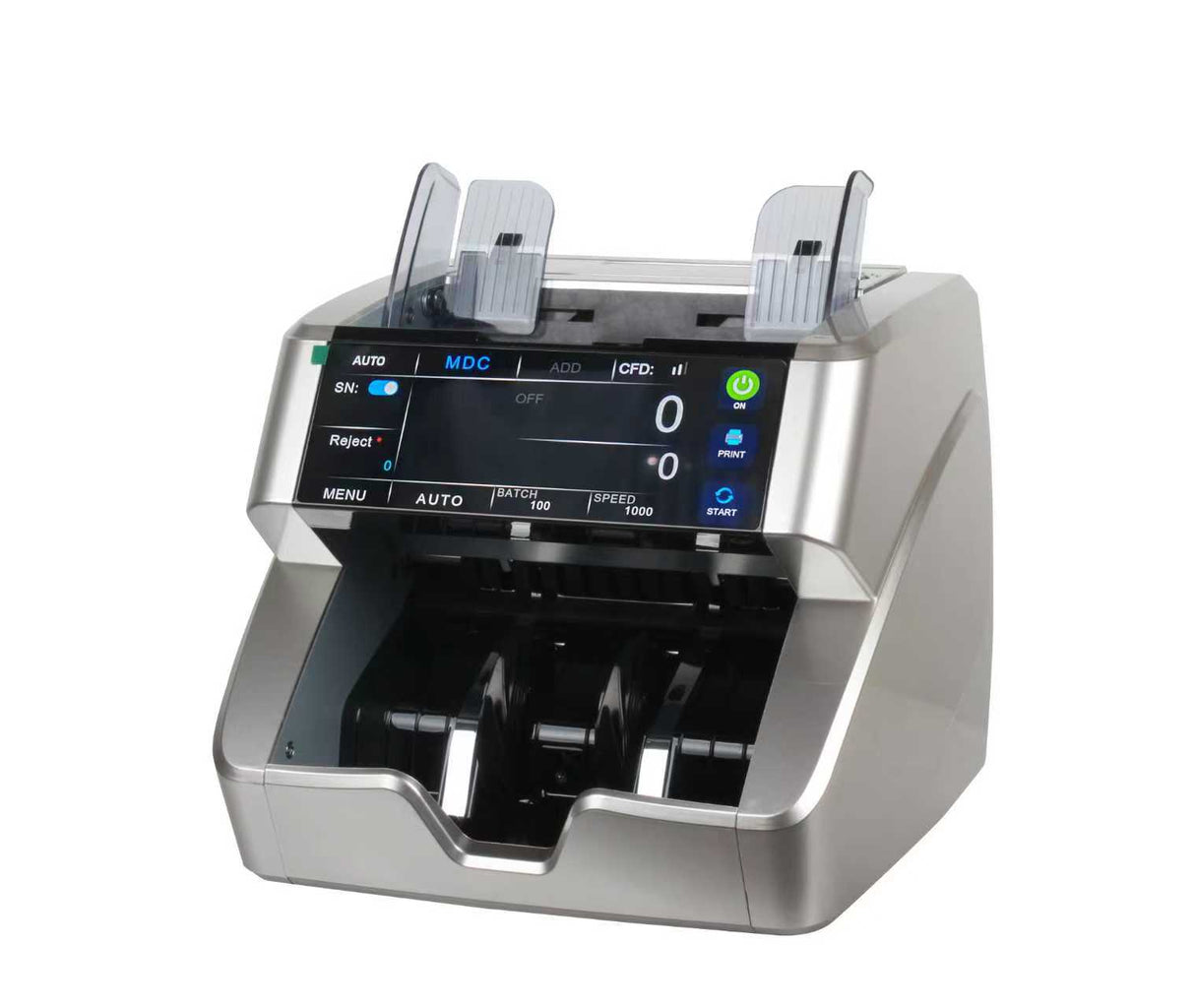 KOLMAN 5000MVC 6.9" Touch Screen Money Counter – UV, MG & IR Detection, Multi-Currency Support, High Capacity, for Business & Retail