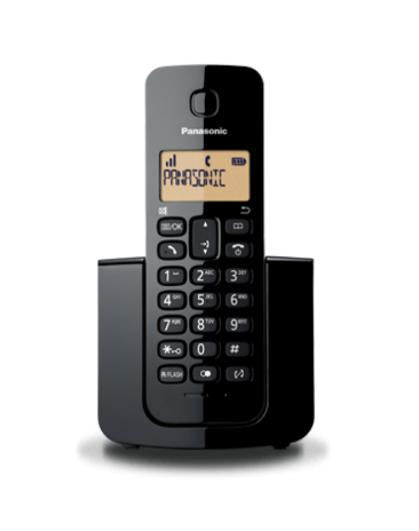 Panasonic KX-TGB110 Digital Cordless Phone with Amber LCD Display, Eco Mode, and 10-Hour Talk Time