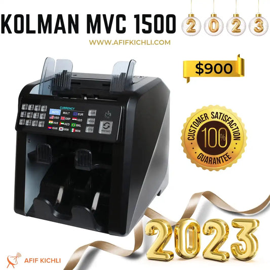 Money Counter 1500MVC KOLMAN 2 pockets