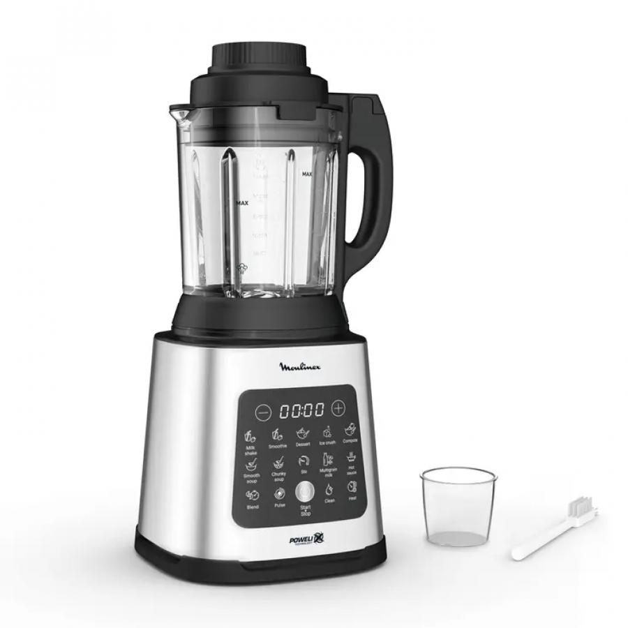 Moulinex PerfectMix Cook High-Speed Heating Blender 1400W – 2L Glass Jar (LM835D27)