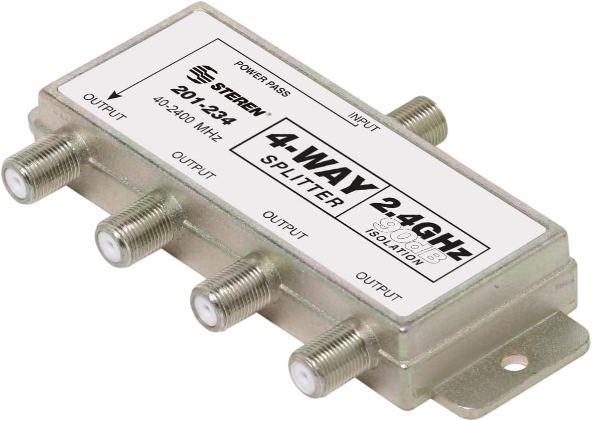 4-way Splitter Power-Pass