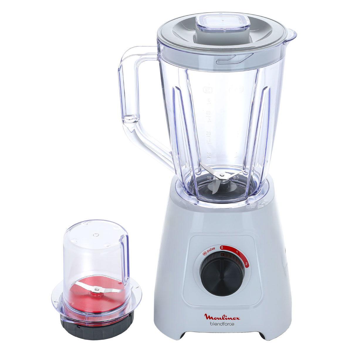 Moulinex Blendforce 2 Blender 600W – 2L with Grinder (LM422127)