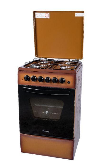 4 Burner Gas Cooker – Brown, Stylish and Efficient Kitchen Appliance
