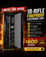 Aegis fireproof safe 18 Rifles