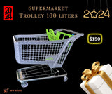 Plastic Trolley 160L