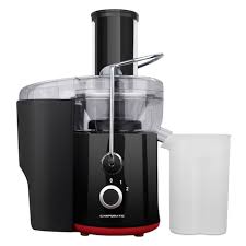 Campomatic J600B Juice Extractor – 600W, XL Chute, Stainless Steel Filter, Pulp Bin & Juice Jar for Fresh Juices