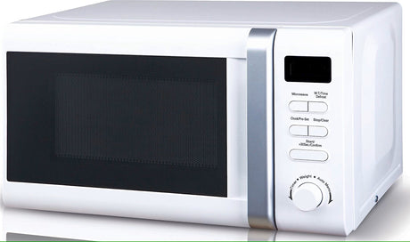 Campomatic 23L Microwave – 700W, Auto Defrost, MRS System, White