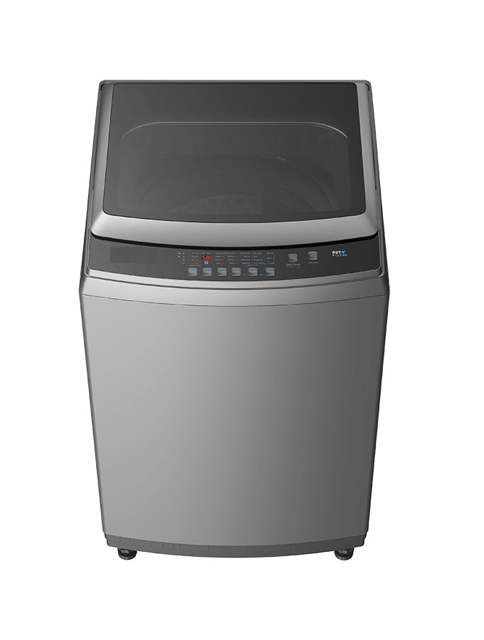 Campomatic TL13MA Top Load Washer – 13kg, LED Display, Dark Silver, Soft Close Glass Door