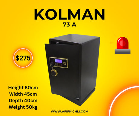 KOLMAN 73BN Electronic Safe with Dual Locking Options