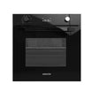 Super Chef Oven 65cm Gas Gas Glass Black
