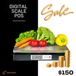 KOLMAN POS Digital Scale - Bluetooth & Serial, 15kg or 30kg, Compatible with Touchpos Software