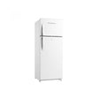 Hyundai 2-Door 24 Cu. Ft. Refrigerator – White, No Frost, Multi-Air Flow, Adjustable Shelves, LED Lighting