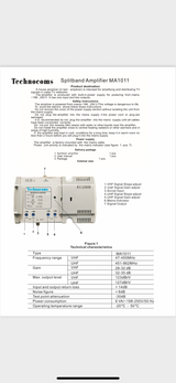 Amplifier MA1011 Technocoms
