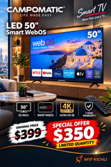 TV LED 50” Campomatic