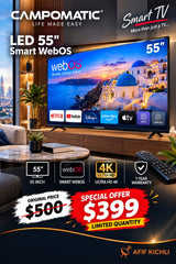 TV LED 55” Campomatic
