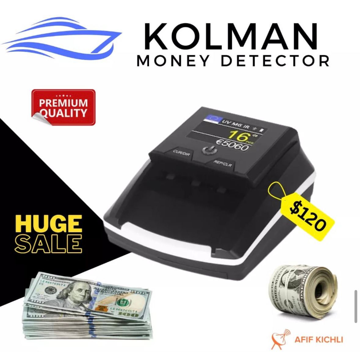 Money Automatic Detector KOLMAN AL-135