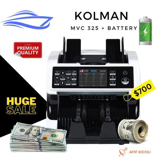 325MVC Money counter KOLMAN (With Battery)