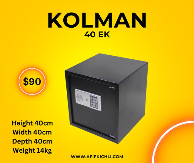 KOLMAN 40EK Electronic Safe with High Security Locking