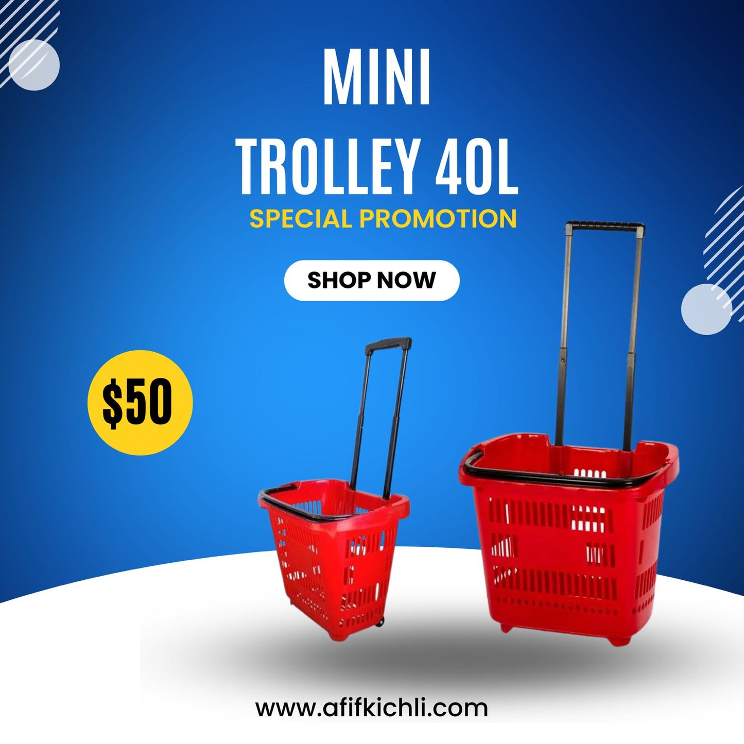 Trolley Shopping Basket