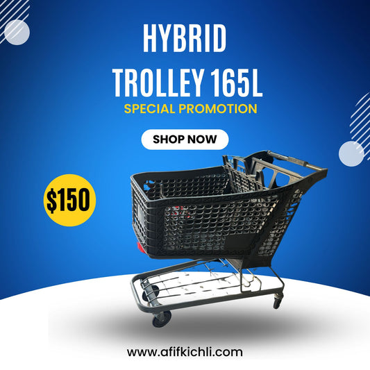 Plastic Trolley 160L