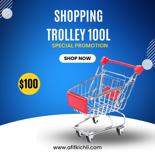 Metal trolley 100L