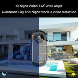 Home Video Doorbell Camera Wireless Wifi 1080p Doorbell with IR Night Vision Two-way Audio