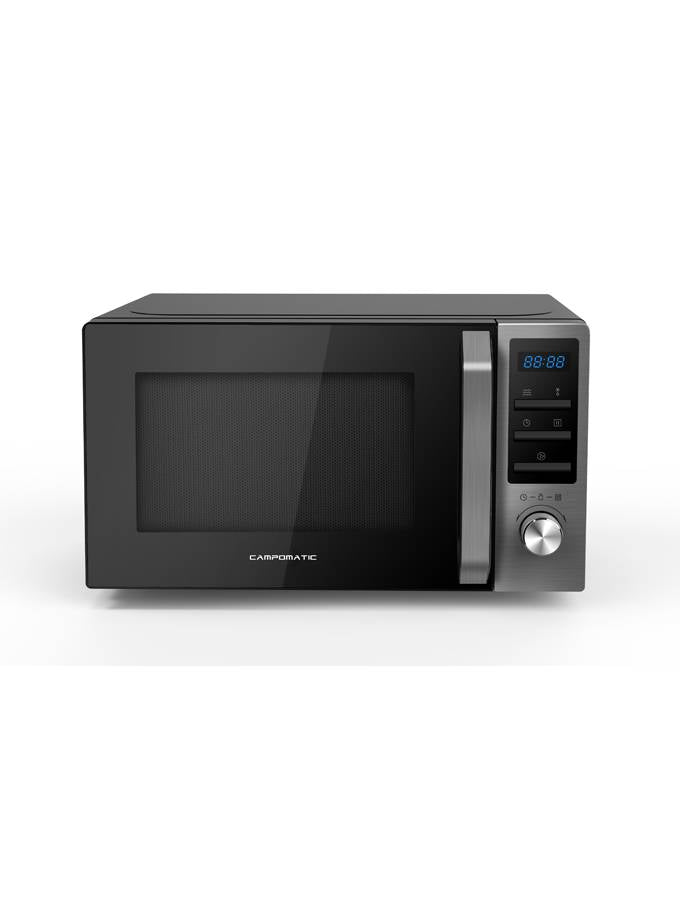 Campomatic KOG35FS Microwave Oven with Grill – 35L, 900W Microwave, 1000W Grill, LED Display, Auto Cook Menu