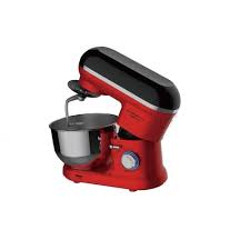 Campomatic KM1200R Stand Mixer – 1260W, 4.5L stainless steel bowl, red and black design