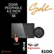 Peephole Door Viewer Q1 with 4.3-inch HD touch display and PIR motion sensor