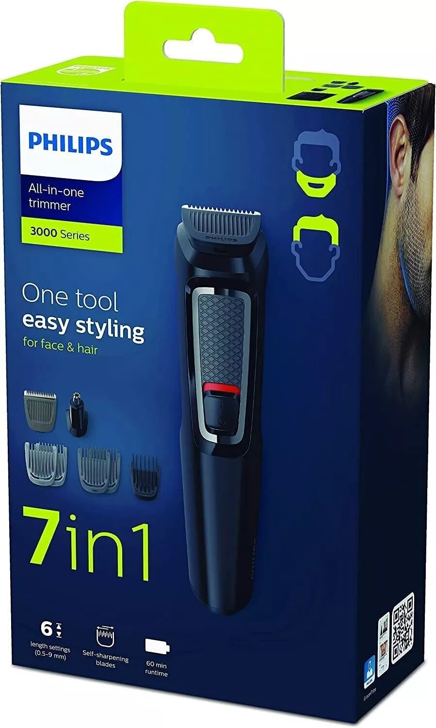 Multigroom series 3000
7-in-1, Face and Hair MG3720/33