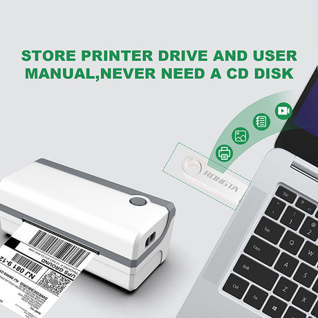 Rongta 420 Sticker Thermal Printer – 203dpi, High-Speed, USB Interface