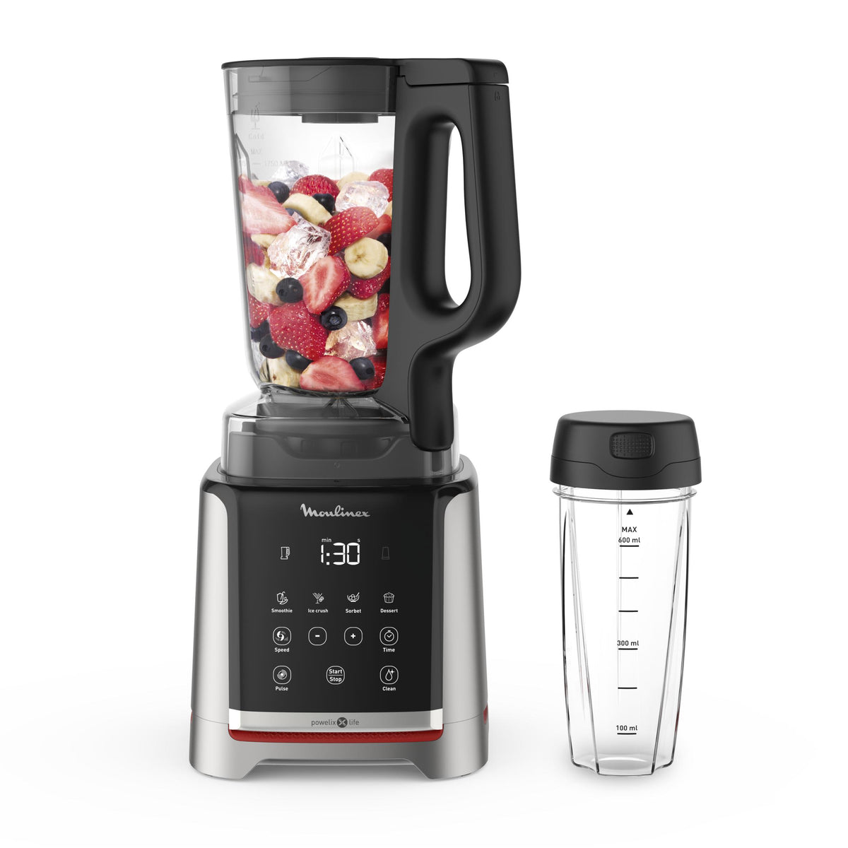 Moulinex InfinyMix+ High-Speed Blender 1600W – 2.6L (LM91HD27)